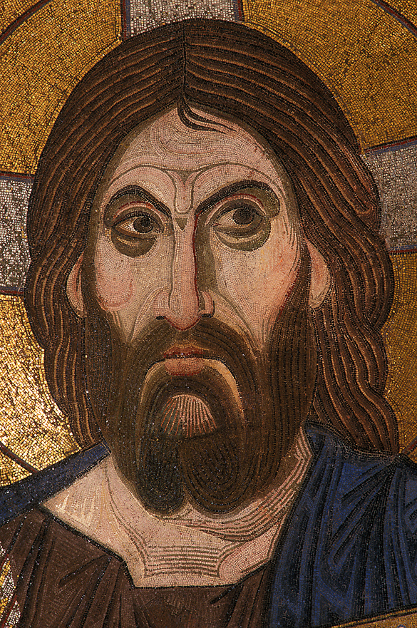 Image of Christ, made in Daphne around 1100.