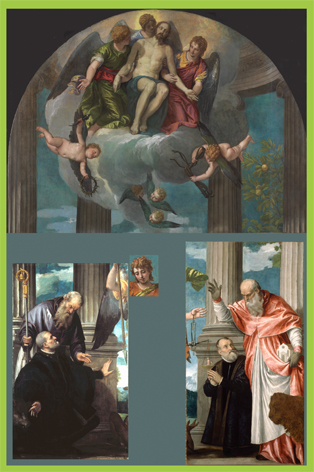 Paolo Veronese, Reconstruction of the Petrobelli Altarpiece, c.1563. National Gallery of Canada.