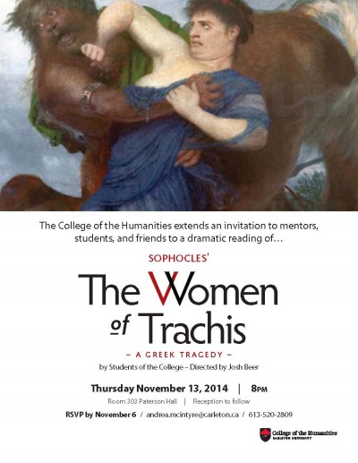 women of trachis poster