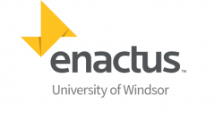Enactus, University of Windsor program logo.