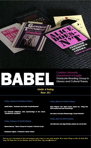 BABEL Winter 2015 (click poster to enlarge)
