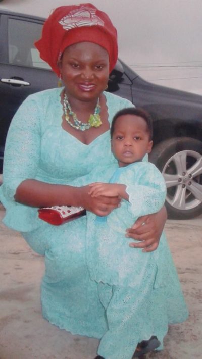 Prof. Grace Adeniyi Ogunyankin and her son Ayo