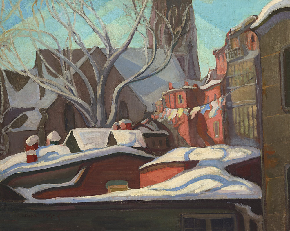 Mabel May, View from My Studio, University Street, Montreal (c.1925)