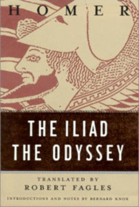 The Iliad, The Odyssey Book Cover
