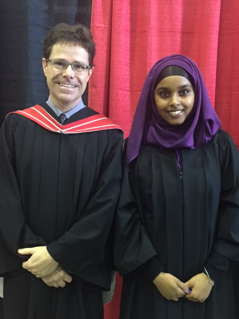 Chair Dr. Doug King and Asli Mahdi