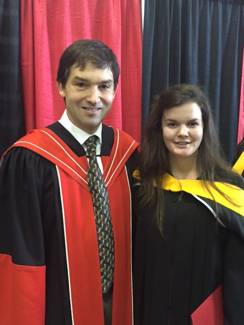 Dr. Scott Mitchell with Laura Salisbury