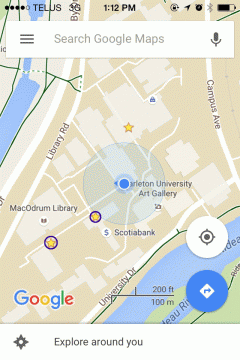 Google map Carleton University
