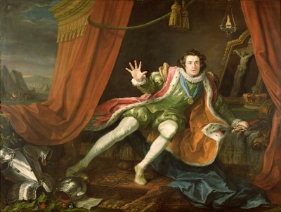 Painting of David Garrick as Richard III