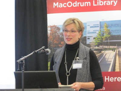 Monica Ferguson at Ottawa Resource Room launch