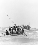 Vietnamese Boat People at sea