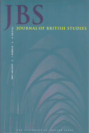 Journal of british history cover