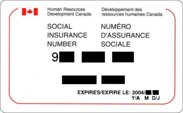 Social Insurance Number International Student Services Office