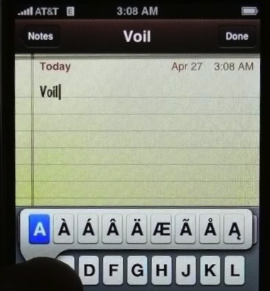 How To Enter French Character Accents On Your Ipad Iphone Iteam