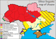 Ethno-linguistic map of Uk