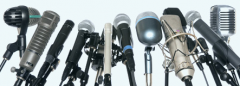 bunch of microphones