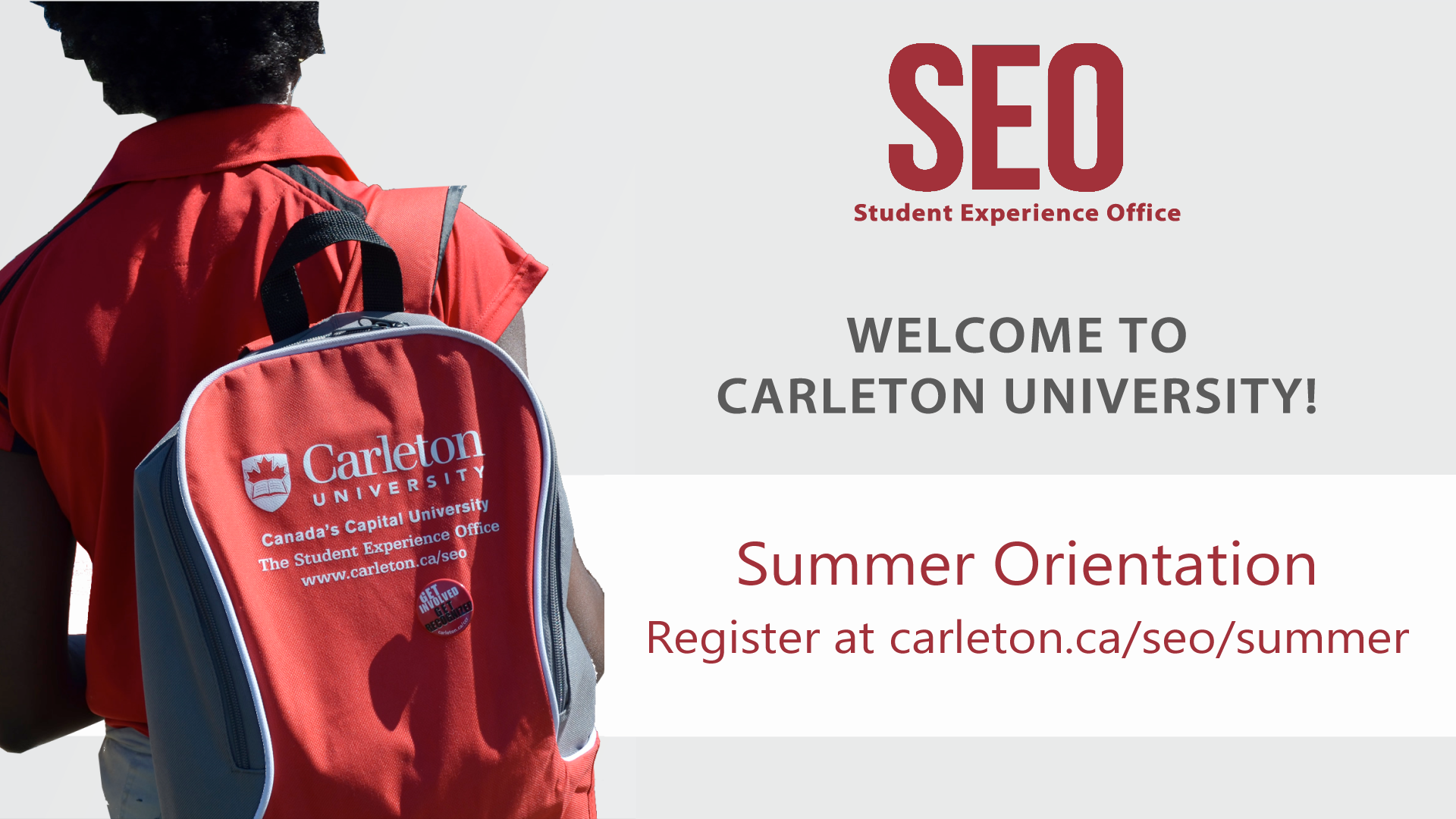 Summer Orientation Student Experience Office Carleton University