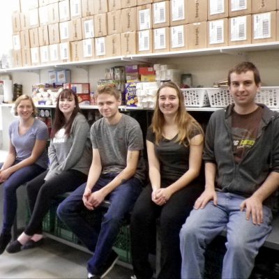 Day 28: A team of students served at Dalhousie Food Cupboard on October 6, 2016.