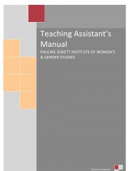 image of teaching assistant's manual cover
