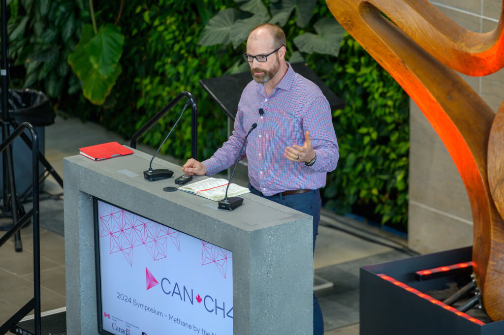 Peter Morse discussing methane release from warming permafrost