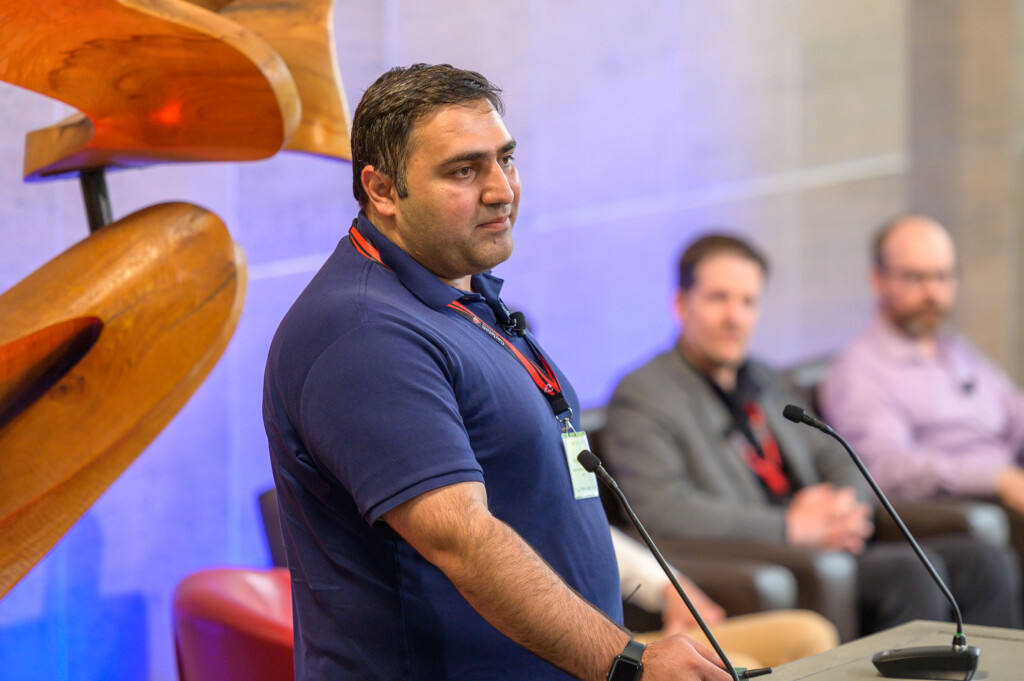 Keyvan Ranjbar describing airborne methane measurements in Arctic regions