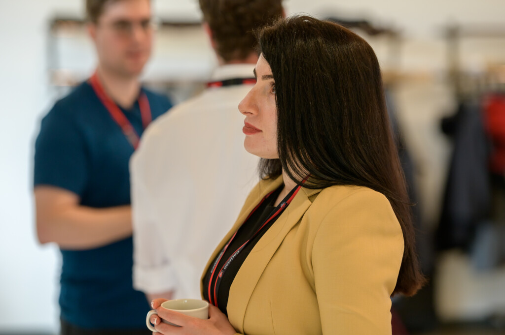 Attendees engaging in poster discussions during CanCH₄ Symposium