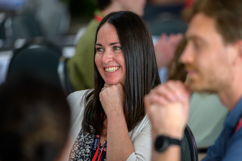 Participants engaging during a facilitated discussion session.