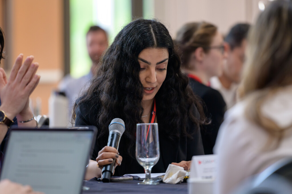 Participants engaging during a facilitated discussion session.