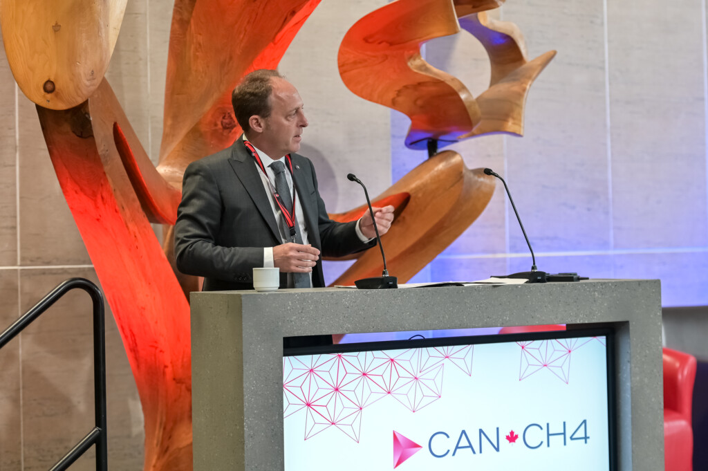 André von Walter delivering opening remarks at EU-Canada Dialogue