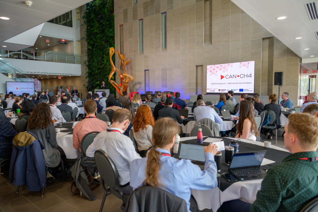 Attendees listening during a CanCH₄ Symposium session
