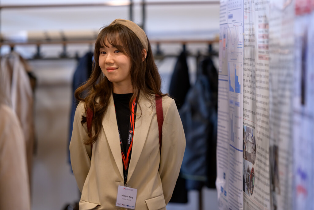 Attendees engaging in poster discussions during CanCH₄ Symposium