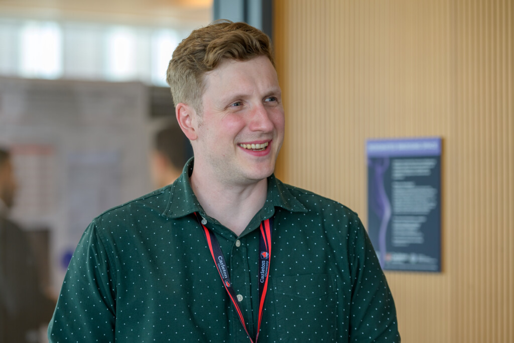 Attendees networking during CanCH₄ Symposium social hour