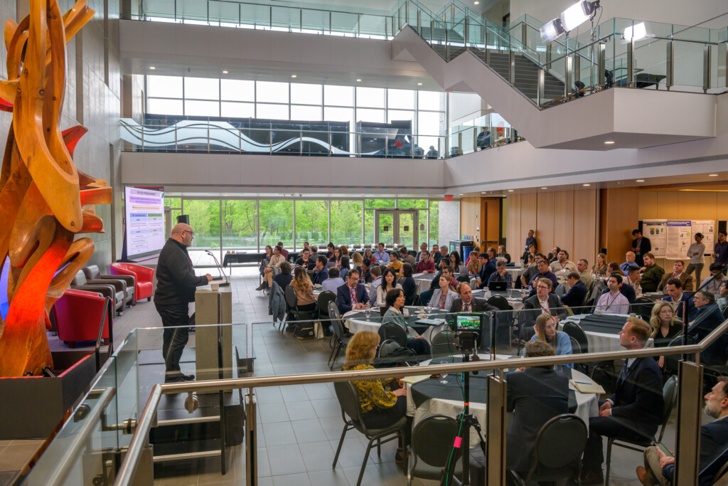 Attendees listening during a CanCH₄ Symposium session