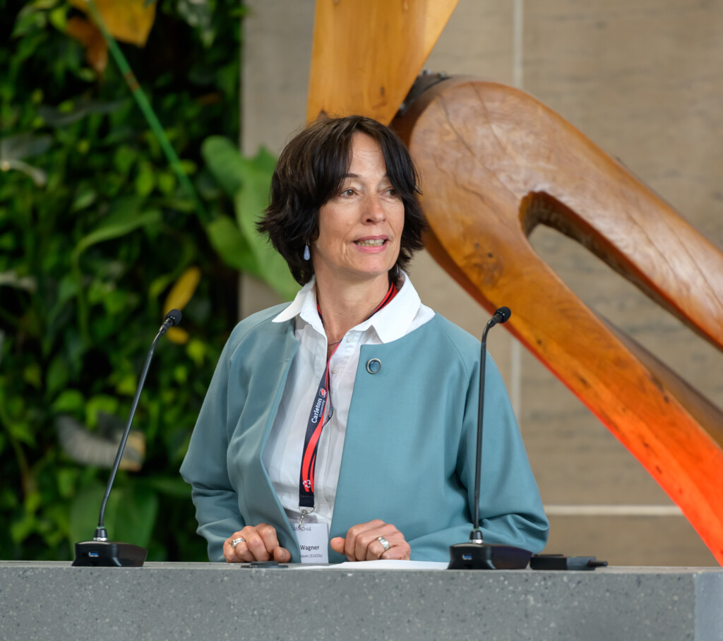 Gabriele Wagner delivering closing remarks