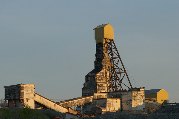 Industrial (mining) buildings.