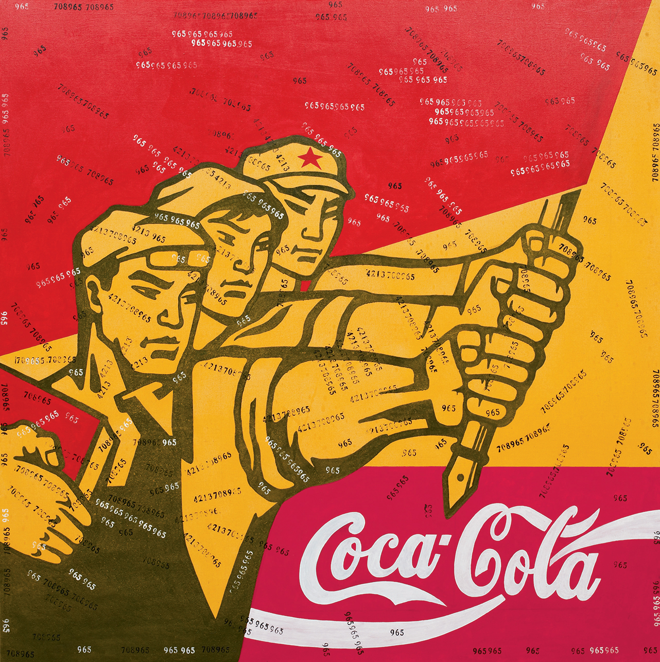 Artwork: Wang Guangyi, Great Criticism: Coca-Cola.
