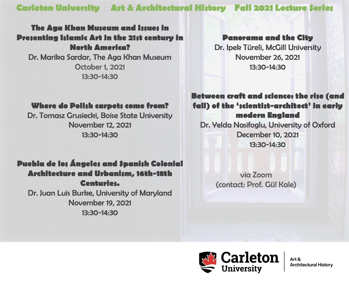 Poster for AAH Lecture Series, Fall 2021