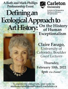 Poster for Claire Farago Lecture