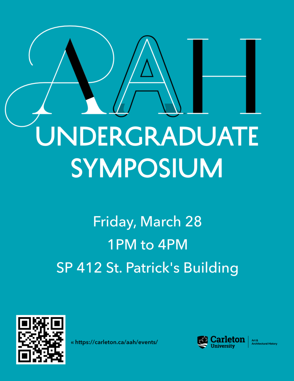 AAH Undergraduate Symposium poster