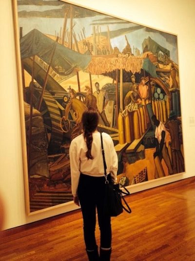 Making the Switch painting