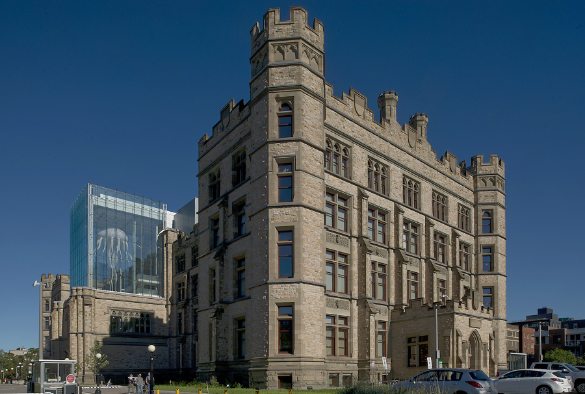 View of the Canadian Museum of Nature in Ottawa, Onatio.