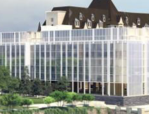 Proposed Designer Image of new addition to Chateau Laurier
