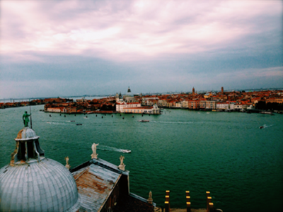 The view from the campanile of San Giorgio Maggiore