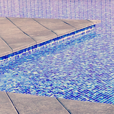 Pool at the Glass Tea House Mondrian Pavilion by Hiroshi Sugimoto