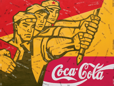 Artwork: Wang Guangyi, Great Criticism: Coca-Cola.