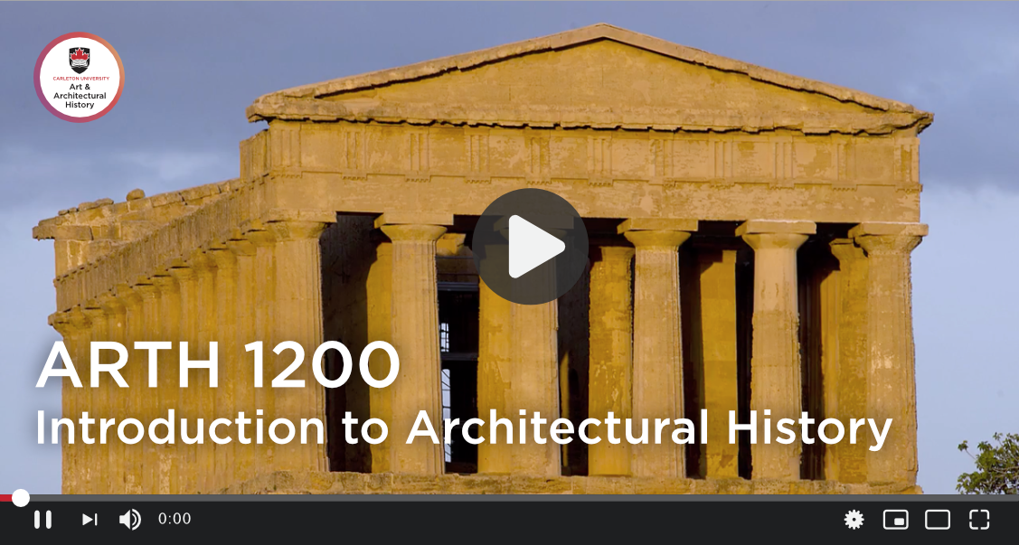 ARTH 1200 Introduction to Architectural History