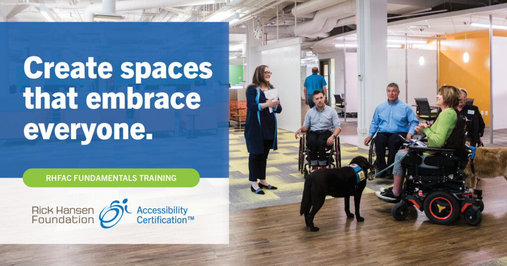 Program image for RHFAC Fundamentals Training, entitled 'Create spaces that embrace everyone'.