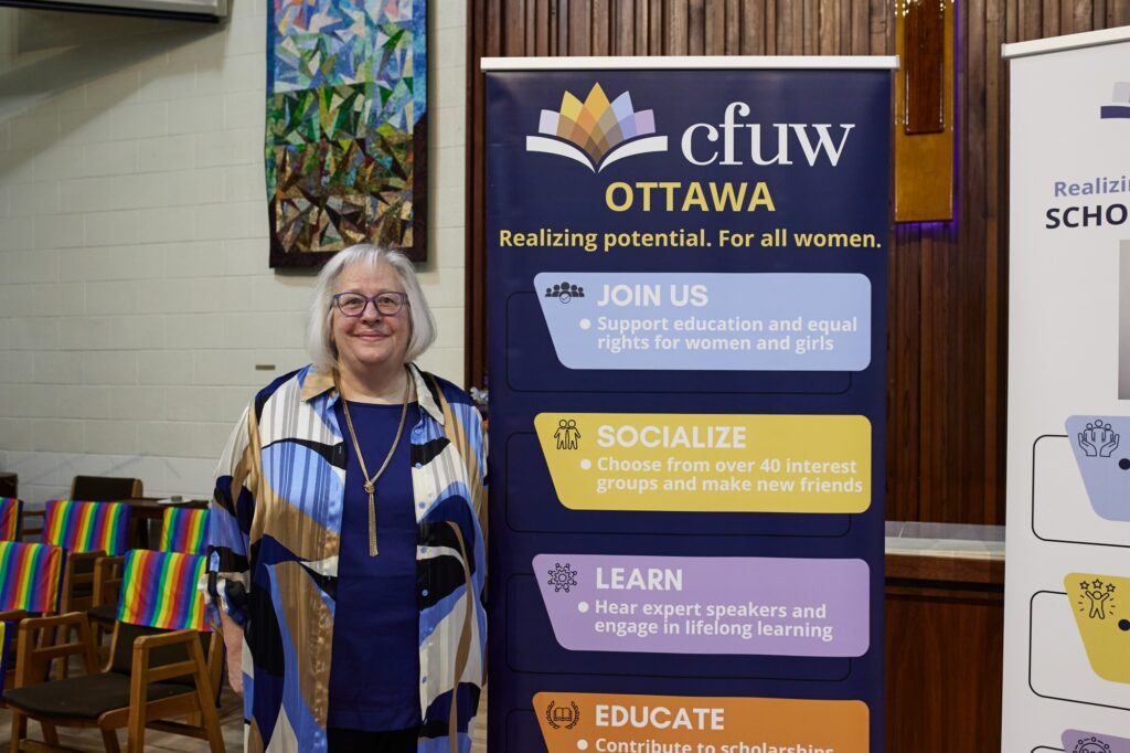 Catherine Smith at the CFUW Awards