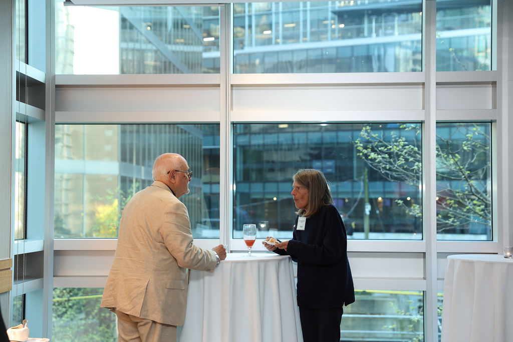 Guests at Carleton's reception in Vancouver on April 23, 2026.
