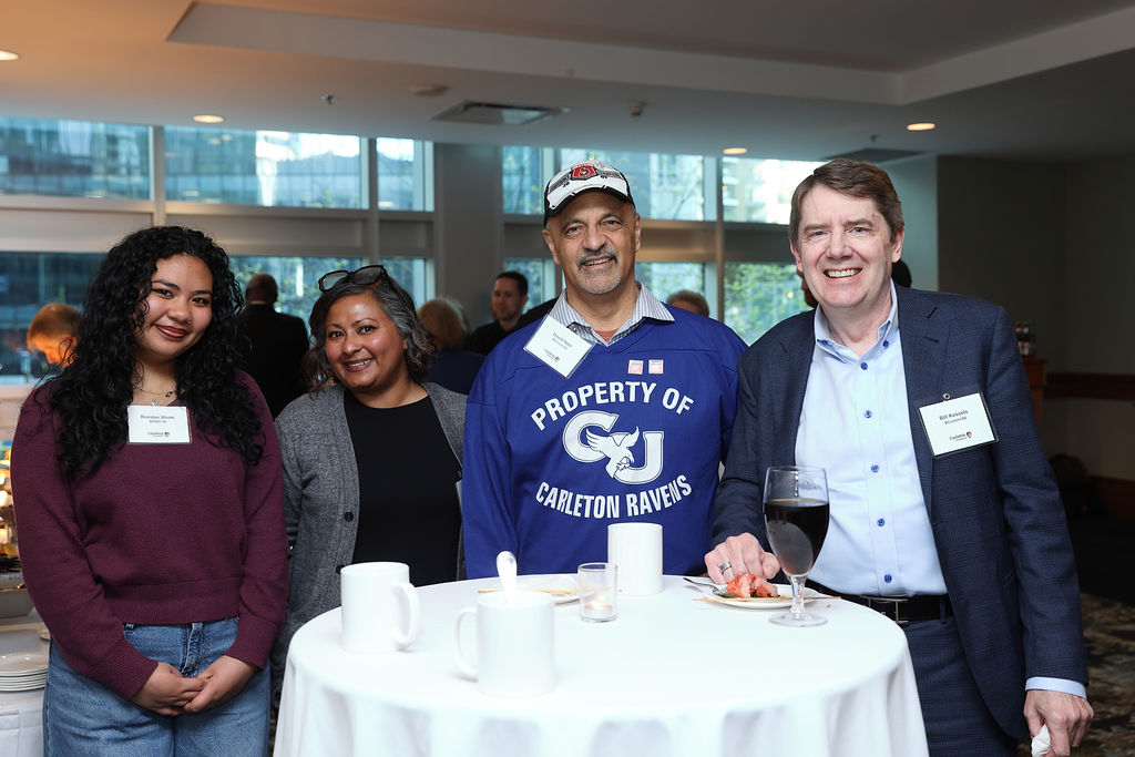 Guests at Carleton's reception in Vancouver on April 23, 2026.