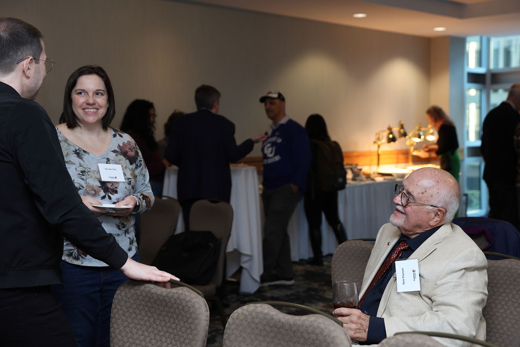 Guests at Carleton's reception in Vancouver on April 23, 2026.